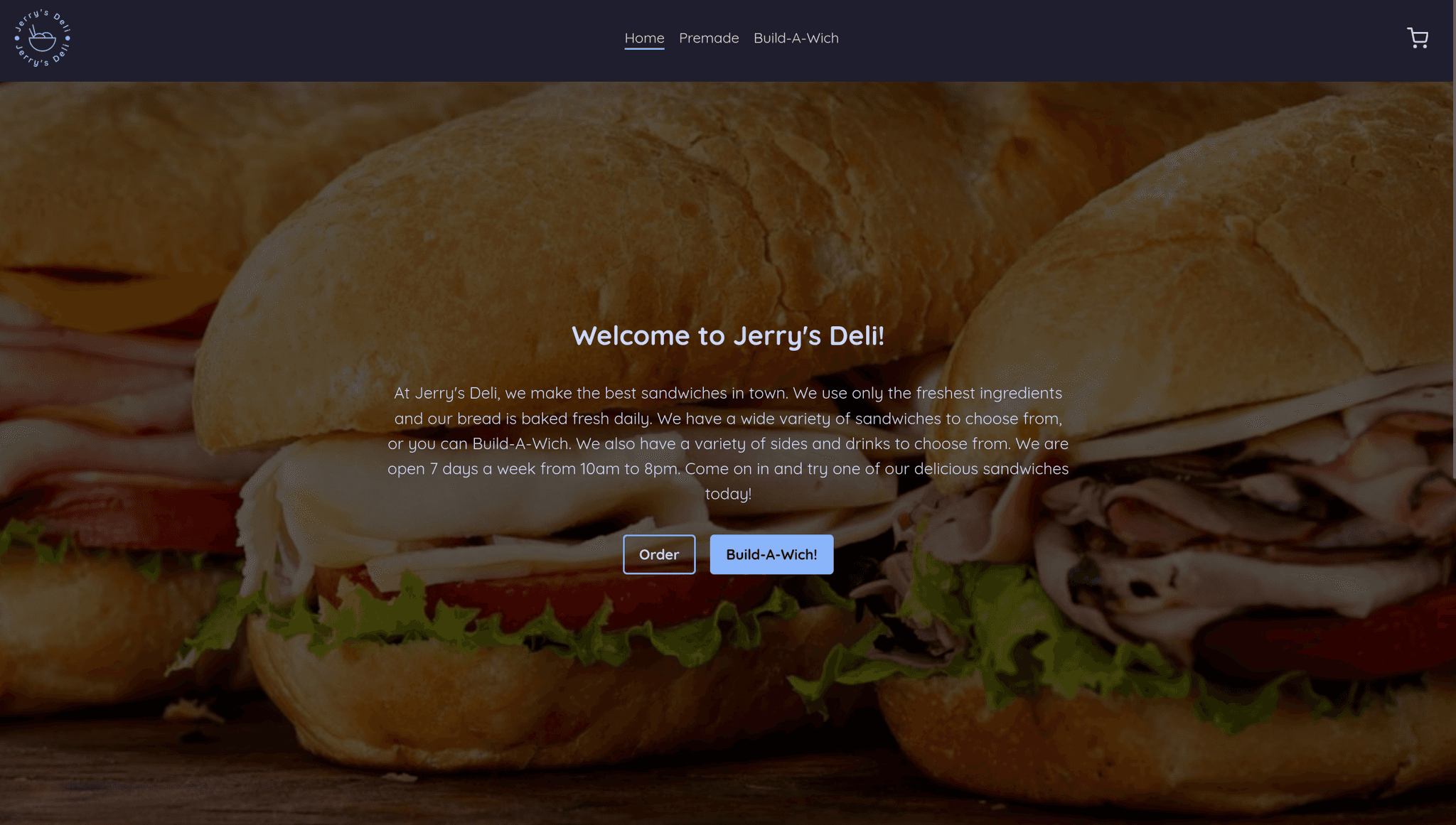 Jerry’s Deli Demo Site